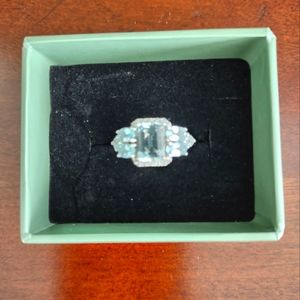 Aquamarine Ring, Sz 7